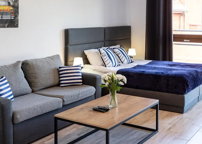 Апарт-отель Baltyckie - Grand Baltic - Wifi, Klimatyzacja, Sala Zabaw, Taras Wypoczynkowy, Centrum Ustki Устка